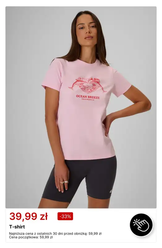 4F - gazetka promocyjna T-shirty już od 39,99 zł od poniedziałku 20.07  - strona 8