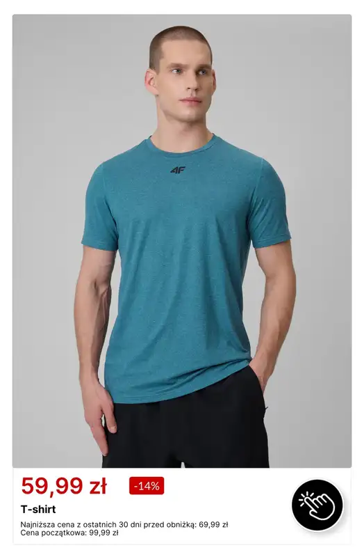 4F - gazetka promocyjna T-shirty już od 39,99 zł od poniedziałku 20.07  - strona 3