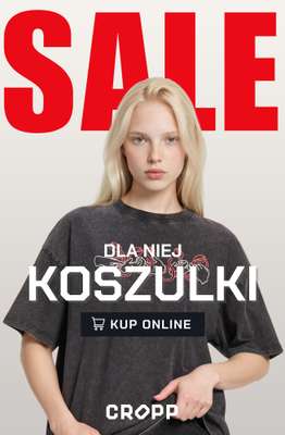 Cropp - gazetka promocyjna Koszulki damskie na wyprzedaży od poniedziałku 20.07 