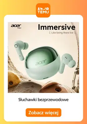 Temu - gazetka promocyjna Słuchawki bezprzewodowe od poniedziałku 20.07  - strona 9