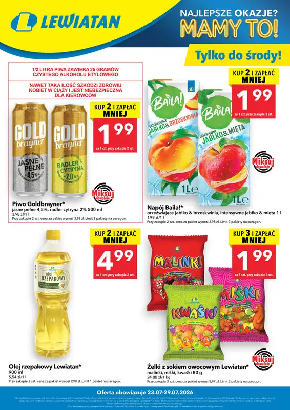 LEWIATAN - gazetka promocyjna W wielopakach taniej!  