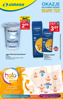 LEWIATAN - gazetka promocyjna Okazje na dobry dzień od czwartku 23.07 do środy 29.07
