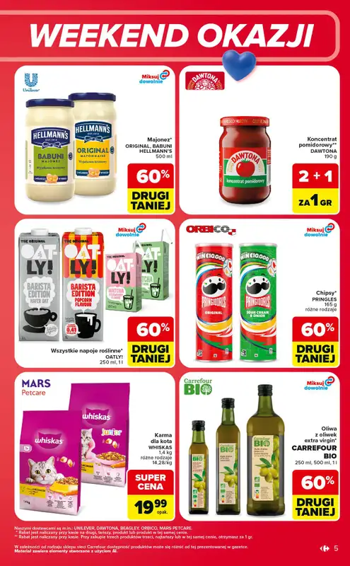 Carrefour - gazetka promocyjna W sumie od czwartku weekend okazji od czwartku 23.07 do soboty 25.07 - strona 5