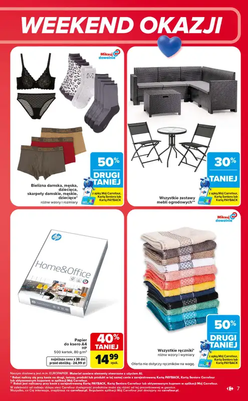 Carrefour - gazetka promocyjna W sumie od czwartku weekend okazji od czwartku 23.07 do soboty 25.07 - strona 7