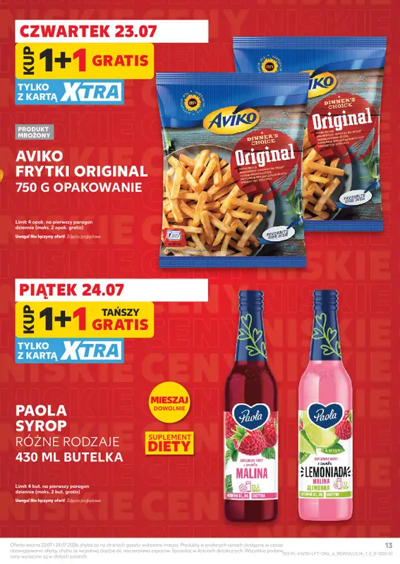 Kaufland - gazetka promocyjna Gazetka Tygodnia  do środy 29.07 - strona 13