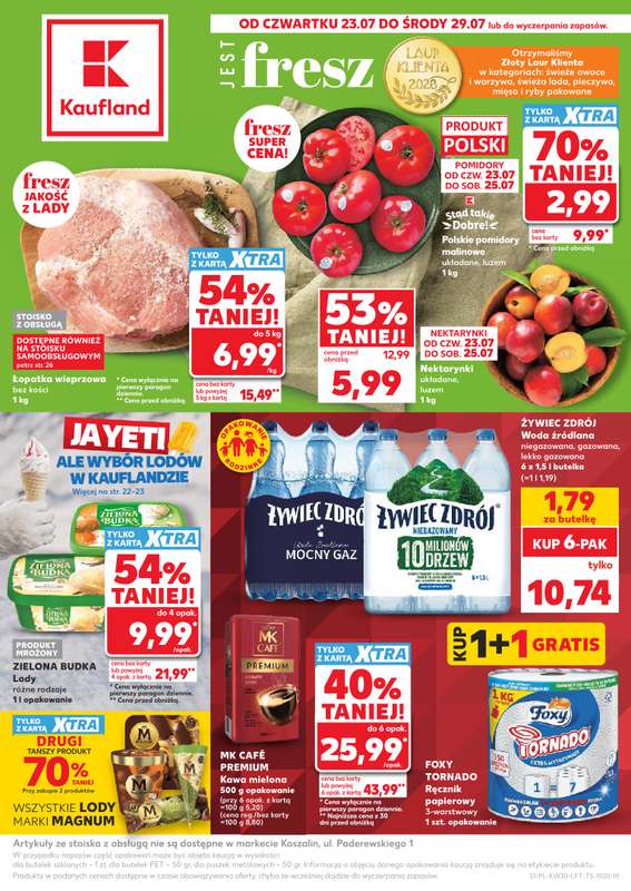 Kaufland - gazetka promocyjna Gazetka Tygodnia  do środy 29.07
