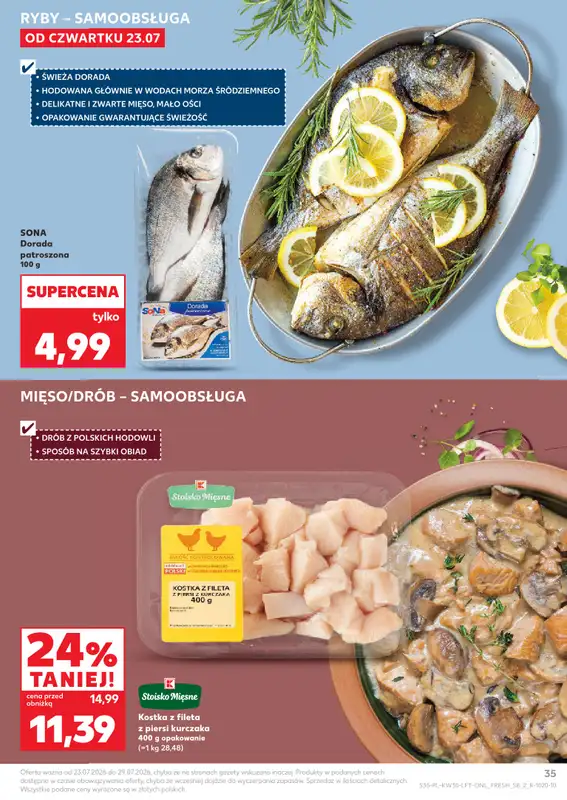 Kaufland - gazetka promocyjna Gazetka Tygodnia  do środy 29.07 - strona 35