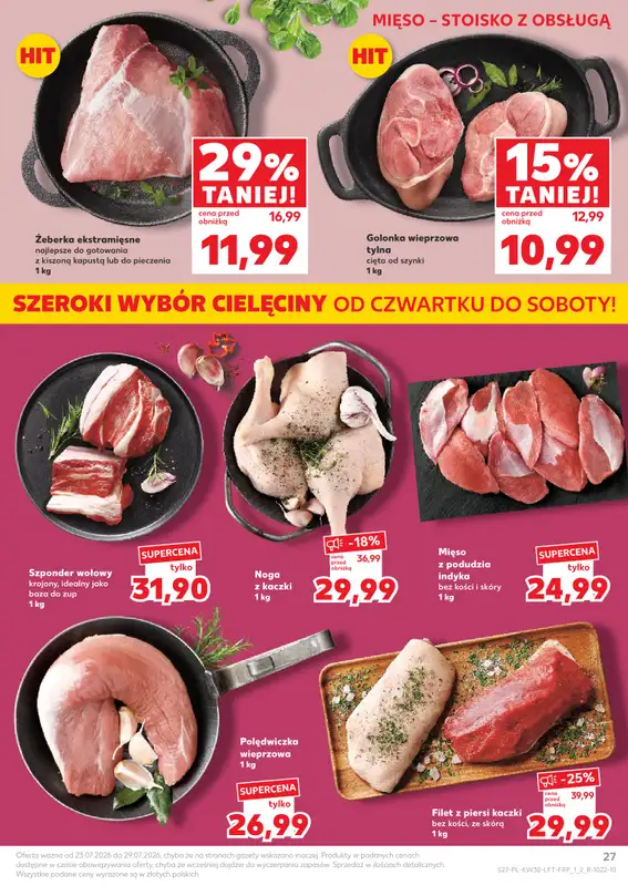 Kaufland - gazetka promocyjna Gazetka Tygodnia  do środy 29.07 - strona 27
