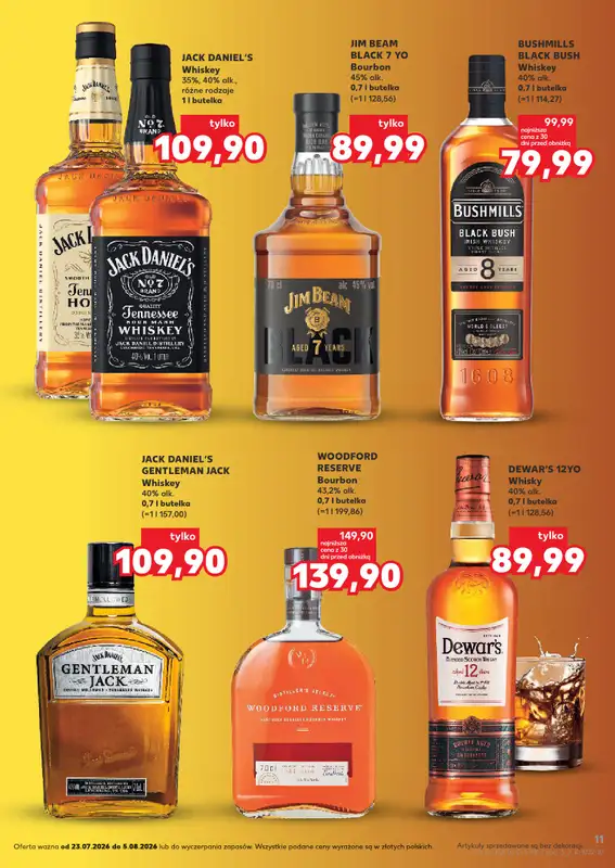 Kaufland - gazetka promocyjna Barek Kauflandu od czwartku 23.07 do środy 05.08 - strona 11