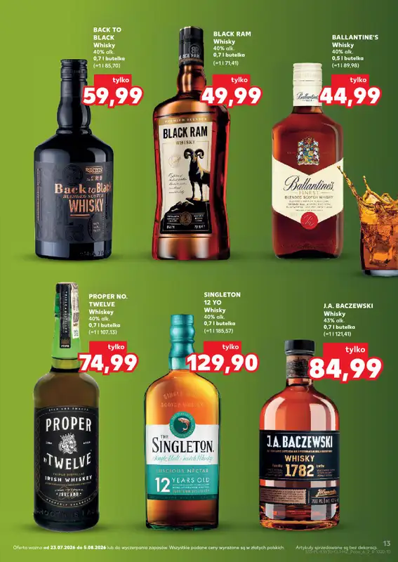 Kaufland - gazetka promocyjna Barek Kauflandu od czwartku 23.07 do środy 05.08 - strona 13