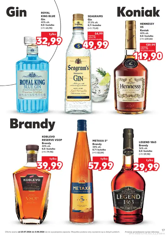 Kaufland - gazetka promocyjna Barek Kauflandu od czwartku 23.07 do środy 05.08 - strona 17