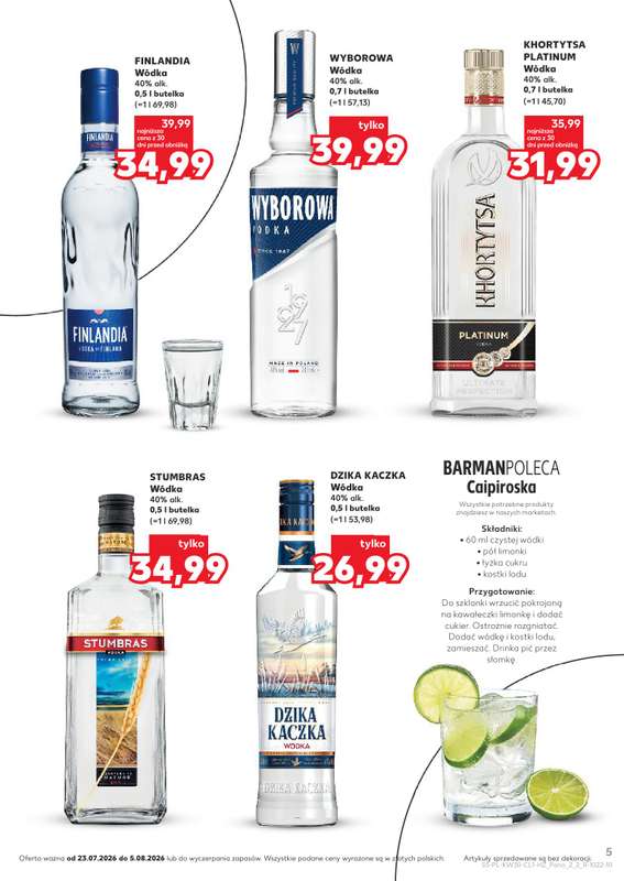 Kaufland - gazetka promocyjna Barek Kauflandu od czwartku 23.07 do środy 05.08 - strona 5