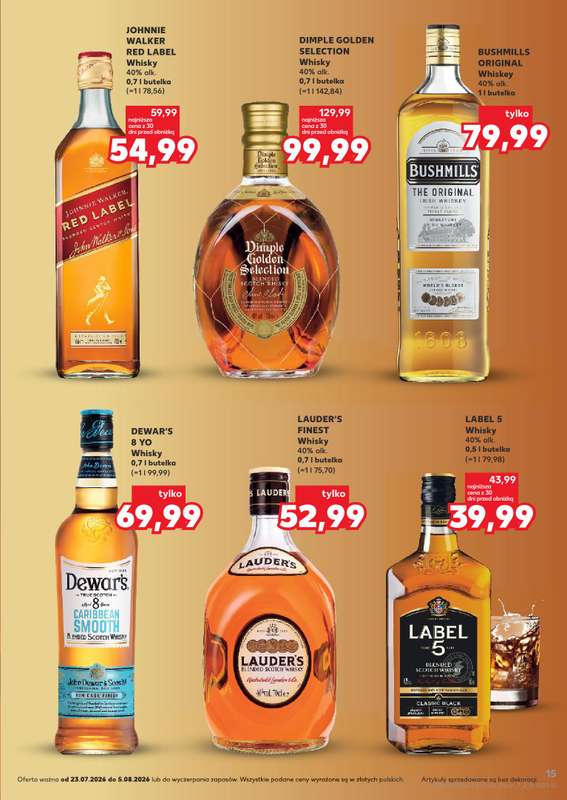 Kaufland - gazetka promocyjna Barek Kauflandu od czwartku 23.07 do środy 05.08 - strona 15