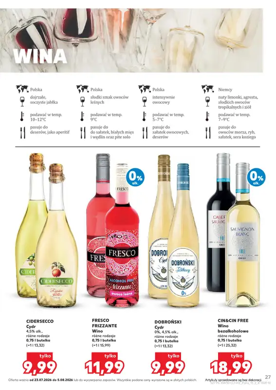 Kaufland - gazetka promocyjna Barek Kauflandu od czwartku 23.07 do środy 05.08 - strona 27