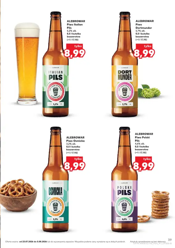 Kaufland - gazetka promocyjna Barek Kauflandu od czwartku 23.07 do środy 05.08 - strona 39