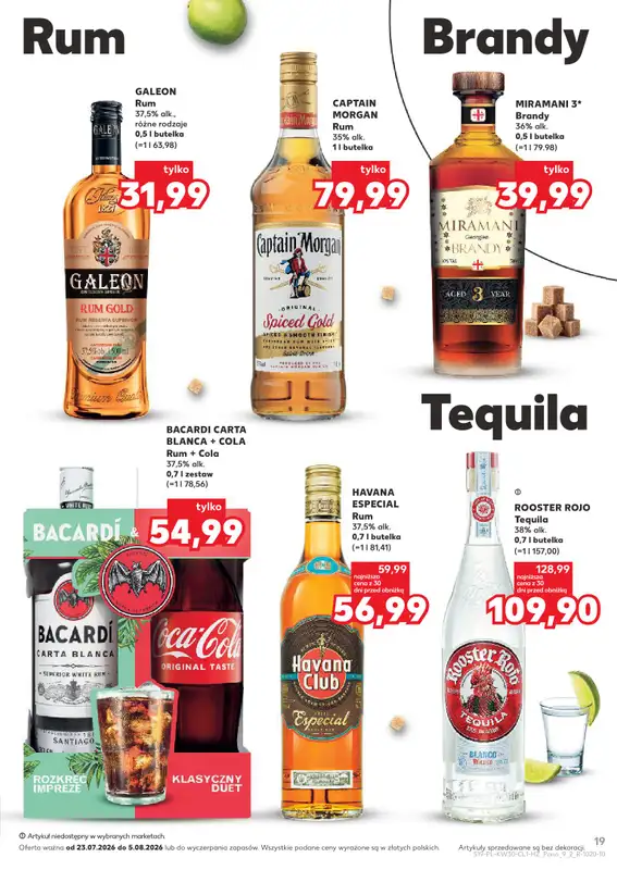 Kaufland - gazetka promocyjna Barek Kauflandu od czwartku 23.07 do środy 05.08 - strona 19