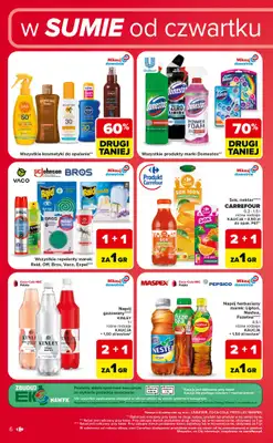 Carrefour Market - gazetka promocyjna W sumie od czwartku weekend okazji od czwartku 23.07 do soboty 25.07 - strona 6