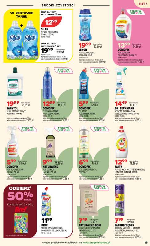 Drogerie Natura - gazetka promocyjna Gazetka od wtorku 21.07 do środy 05.08 - strona 19