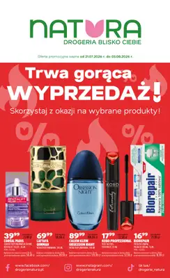 Drogerie Natura - gazetka promocyjna Gazetka od wtorku 21.07 do środy 05.08