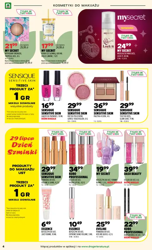 Drogerie Natura - gazetka promocyjna Gazetka od wtorku 21.07 do środy 05.08 - strona 4