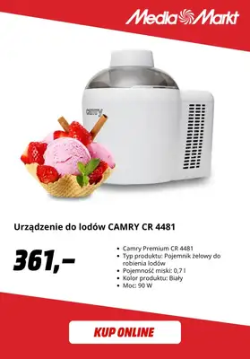 Media Markt - gazetka promocyjna Maszyny do lodów od wtorku 21.07  - strona 5