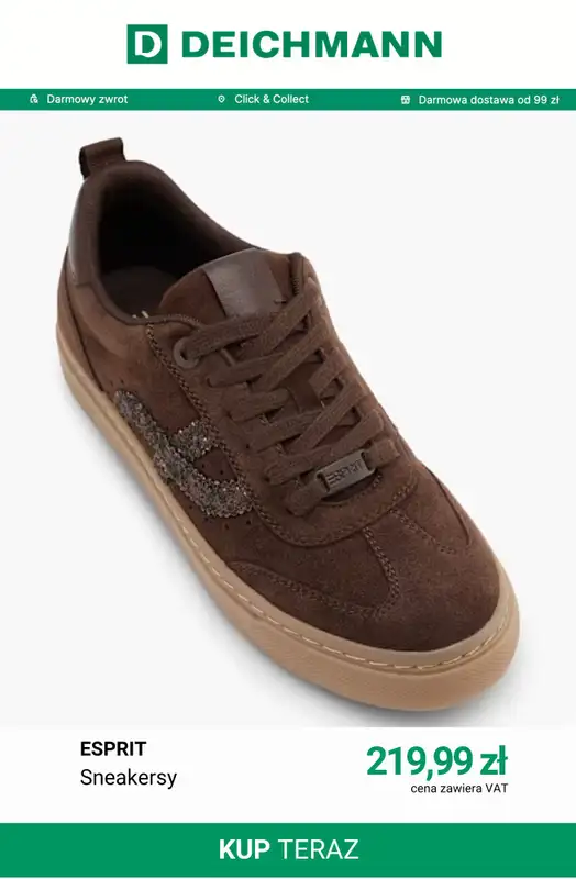 Deichmann - gazetka promocyjna Nowe modele sneakersów damskich od wtorku 21.07  - strona 12