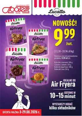 Społem - Blisko i Korzystnie - gazetka promocyjna Plakat promocyjny PSS Kalisz od poniedziałku 03.08 do soboty 29.08