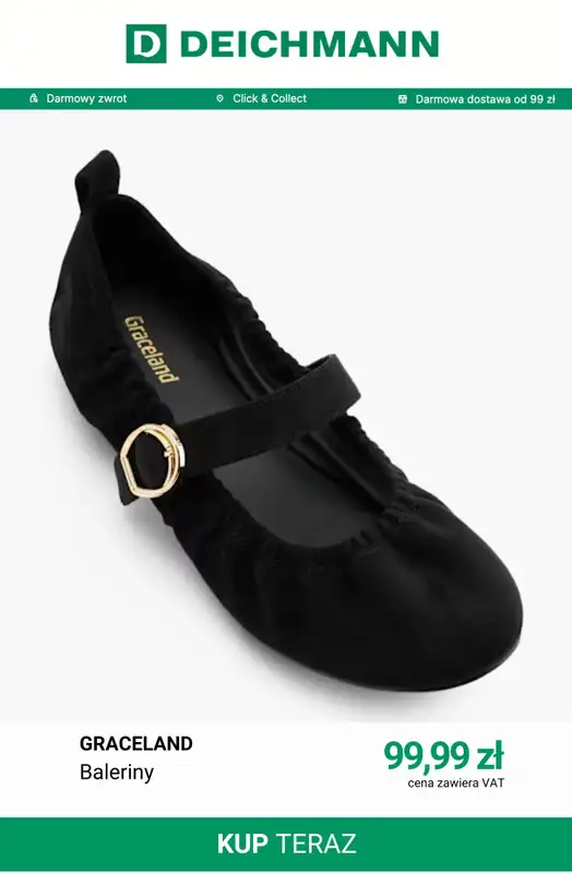 Deichmann - gazetka promocyjna Buty damskie Graceland od środy 22.07  - strona 7