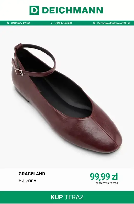 Deichmann - gazetka promocyjna Buty damskie Graceland od środy 22.07  - strona 9