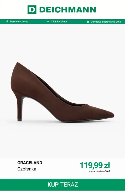 Deichmann - gazetka promocyjna Buty damskie Graceland od środy 22.07  - strona 15
