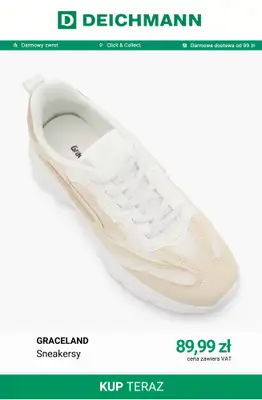 Deichmann - gazetka promocyjna Buty damskie Graceland od środy 22.07  - strona 16