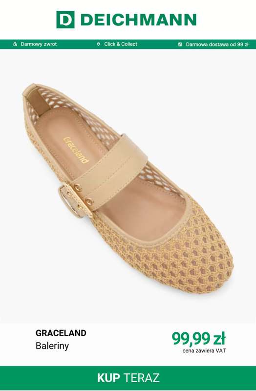 Deichmann - gazetka promocyjna Buty damskie Graceland od środy 22.07  - strona 5