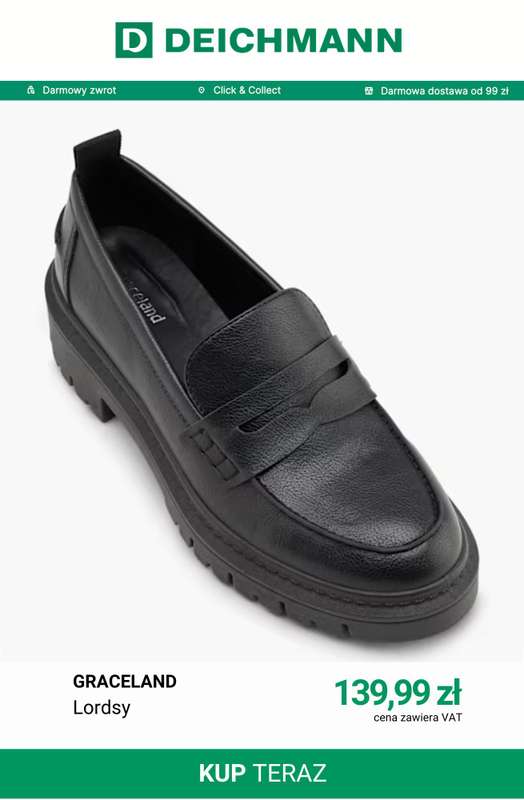 Deichmann - gazetka promocyjna Buty damskie Graceland od środy 22.07  - strona 17