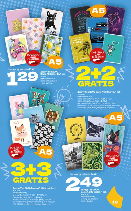 Twój Market - gazetka promocyjna Katalog Szkolny 2026 od wtorku 21.07 do niedzieli 06.09 - strona 19