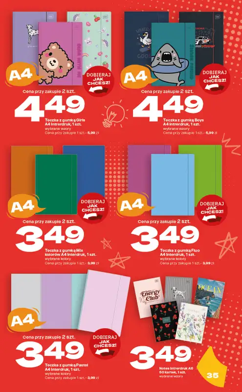 Twój Market - gazetka promocyjna Katalog Szkolny 2026 od wtorku 21.07 do niedzieli 06.09 - strona 35