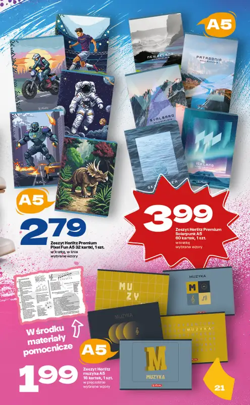 Twój Market - gazetka promocyjna Katalog Szkolny 2026 od wtorku 21.07 do niedzieli 06.09 - strona 21