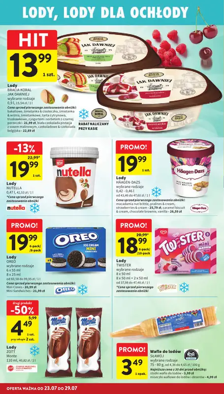 Intermarche - gazetka promocyjna Gazetka od czwartku 23.07 do środy 29.07 - strona 22