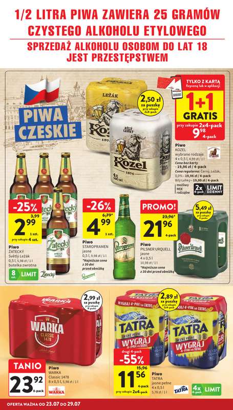 Intermarche - gazetka promocyjna Gazetka od czwartku 23.07 do środy 29.07 - strona 30