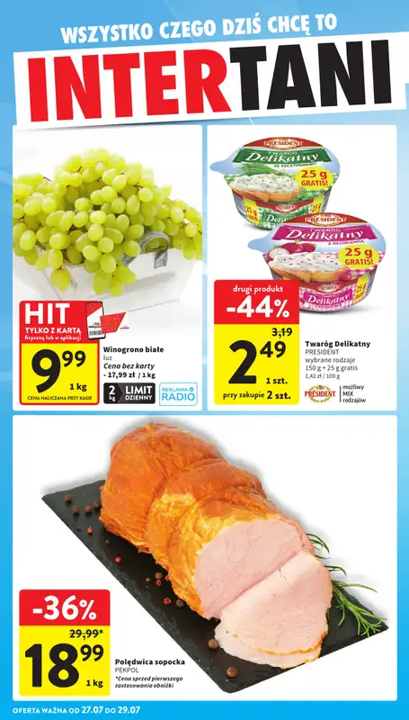 Intermarche - gazetka promocyjna Gazetka od czwartku 23.07 do środy 29.07 - strona 38