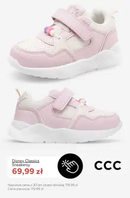 CCC - gazetka promocyjna SALE - Sneakersy dla dziewczynki do 100 zł od wtorku 21.07  - strona 4