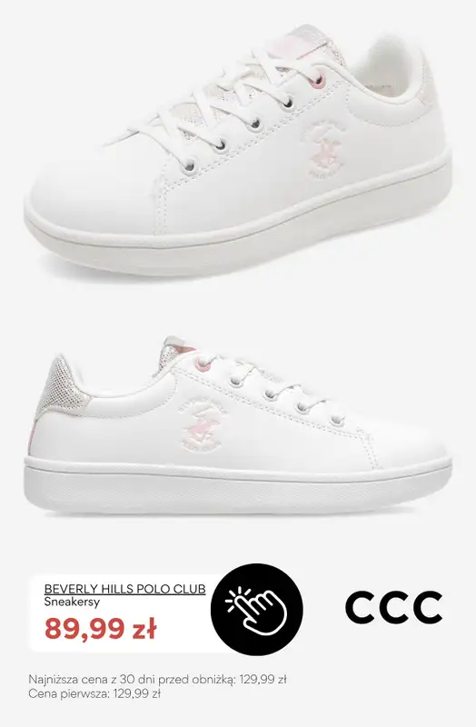 CCC - gazetka promocyjna SALE - Sneakersy dla dziewczynki do 100 zł od wtorku 21.07  - strona 5