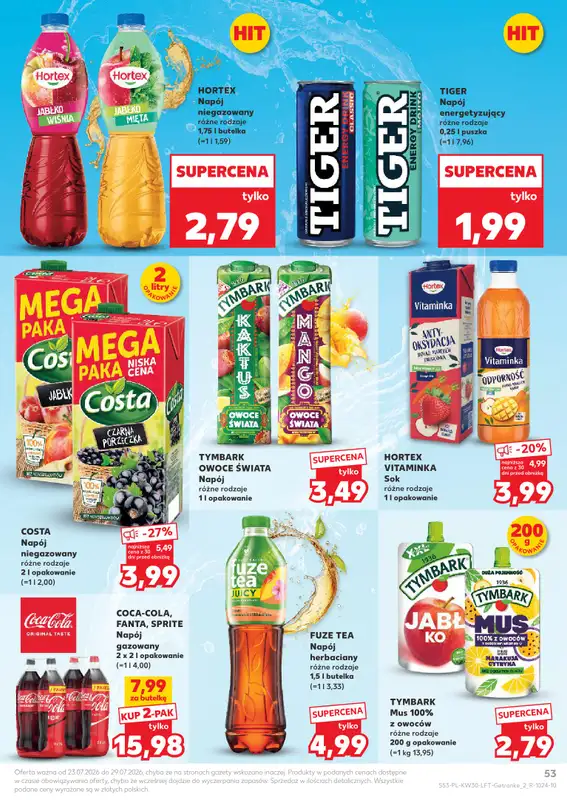 Kaufland - gazetka promocyjna Gazetka Tygodnia od czwartku 23.07 do środy 29.07 - strona 53