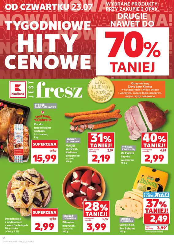 Kaufland - gazetka promocyjna Gazetka Tygodnia od czwartku 23.07 do środy 29.07 - strona 8