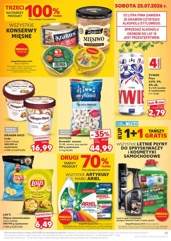 Kaufland - gazetka promocyjna Gazetka Tygodnia od czwartku 23.07 do środy 29.07 - strona 21