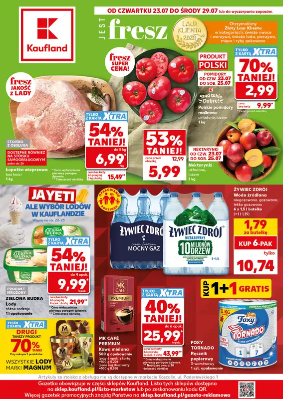 Kaufland - gazetka promocyjna Gazetka Tygodnia od czwartku 23.07 do środy 29.07