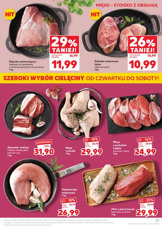 Kaufland - gazetka promocyjna Gazetka Tygodnia od czwartku 23.07 do środy 29.07 - strona 27