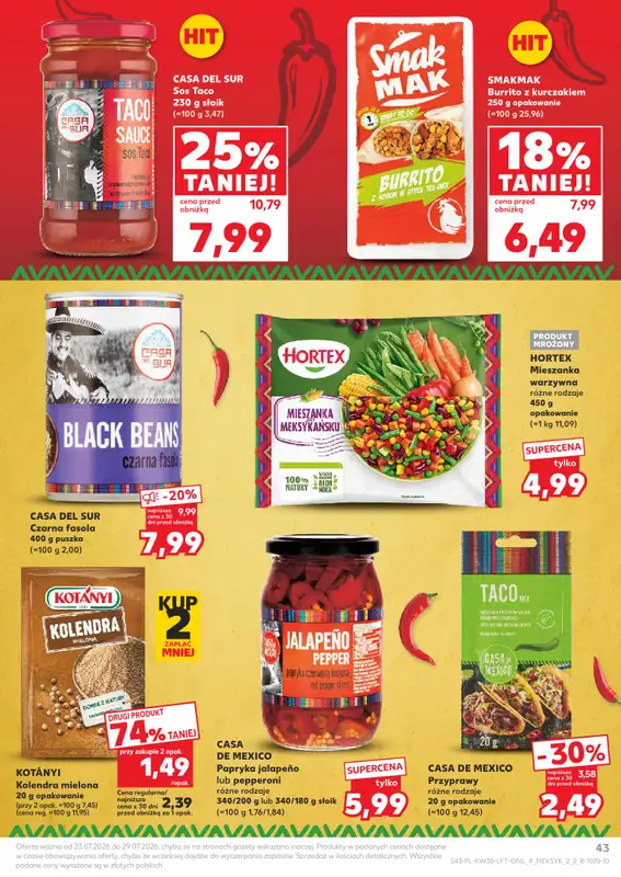 Kaufland - gazetka promocyjna Gazetka Tygodnia od czwartku 23.07 do środy 29.07 - strona 43