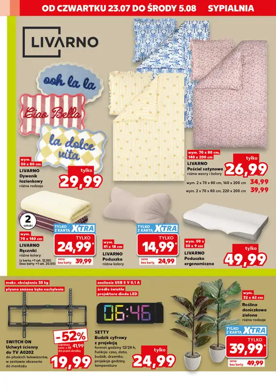 Kaufland - gazetka promocyjna Oferta Kaufland - Non Food od czwartku 23.07 do środy 29.07 - strona 12
