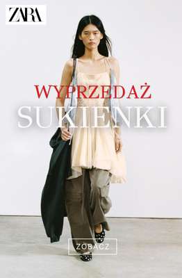 Zara - gazetka promocyjna Sukienki na wyprzedaży od środy 22.07 