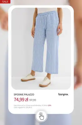 bonprix - gazetka promocyjna Spodnie na wyprzedaży! od wtorku 21.07  - strona 13